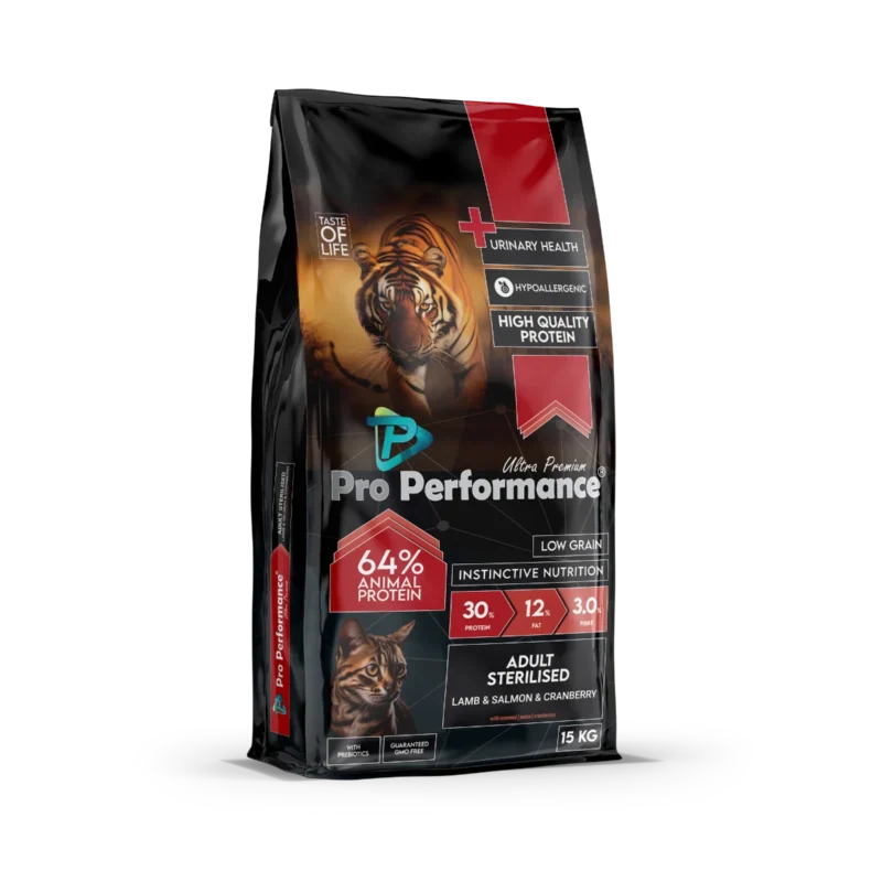 Pro Performance Kısırlaştırılmış Kedi Kuzu Somon Kızılüzüm Üriner Bakım Mama 2 kg