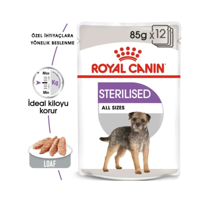 Royal Canin Sterilised Kısır Köpek Yaş Maması Yaş Maması 85 gr