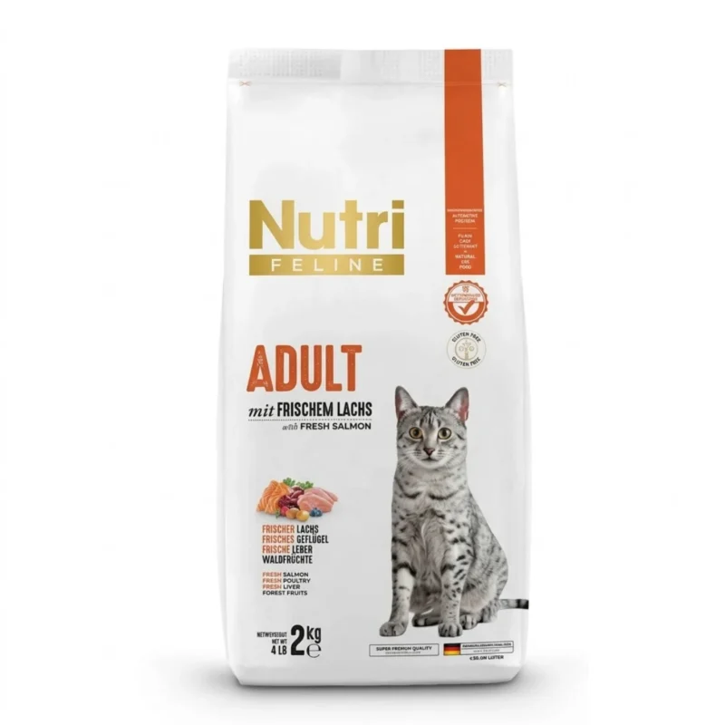Nutri Feline Taze Somonlu Yetişkin Kedi Maması 2 kg