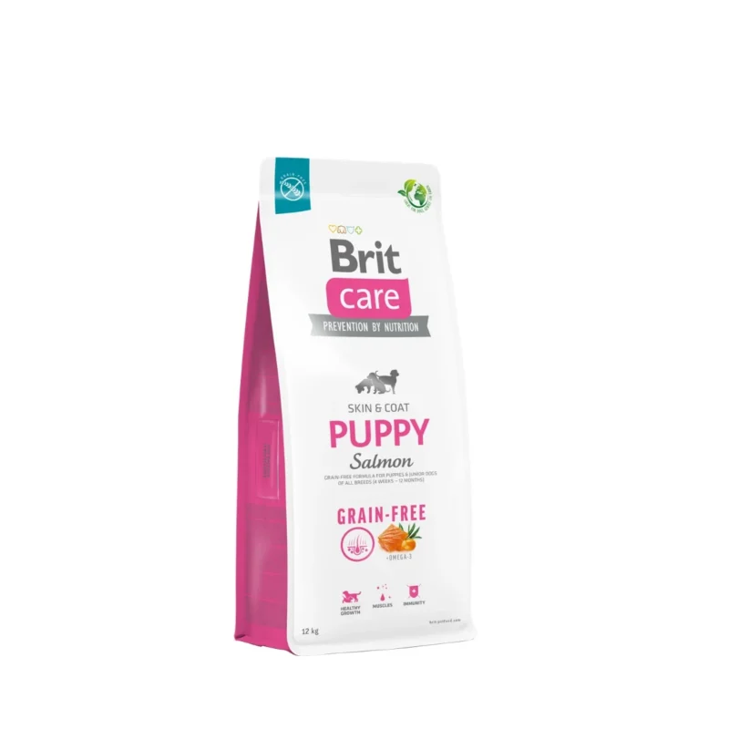 Brit Care Skin & Coat tahılsız somonlu yavru köpek maması, deri ve tüy hassasiyeti için 12 kg