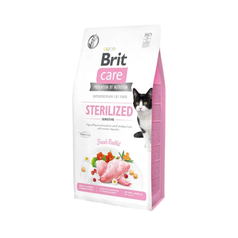 Brit Care Sterilized Sensitive 7 kg kısırlaştırılmış hassas kediler için özel formüllü kedi maması
