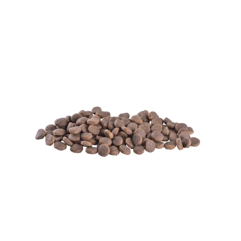 Brit Care Mini tahılsız somon ringa balıklı köpek maması 7 kg ambalajın yan görünümü