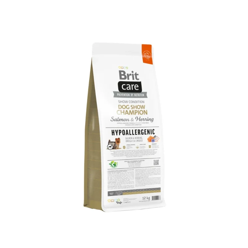 Brit Care Dog Show Champion Salmon & Herring 12 kg köpek maması somonlu ve ringa balıklı formül