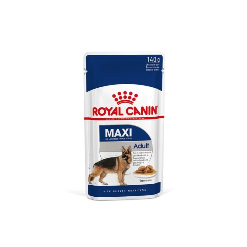 Royal Canin Maxi Adult 140g yaş mama, büyük ırk yetişkin köpekler için özel formüllü pouch mama