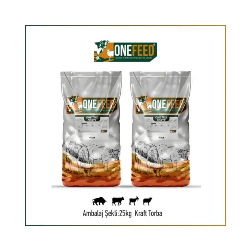 OneFeed One Tox Forte 25 kg toksin bağlayıcı – mikotoksin, karaciğer koruması ve verim desteği