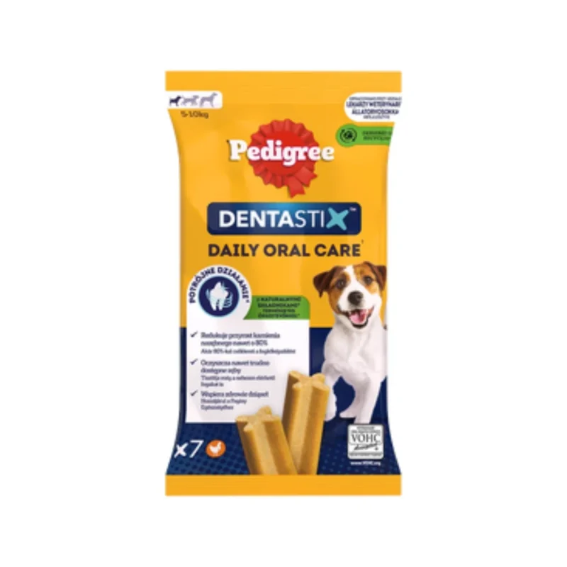 Pedigree Dentastix küçük köpekler için 110g ödül maması, diş sağlığını destekleyen çiğneme ödülü