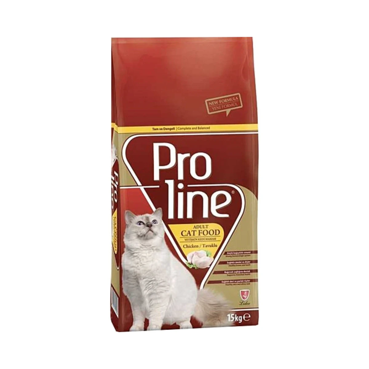 Proline Tavuklu Yetişkin Kedi Maması 15 kg Kedi Proline Tavuklu Yetişkin Kedi Maması 15 kg – tavuk proteini ve taurin destekli sağlıklı beslenme