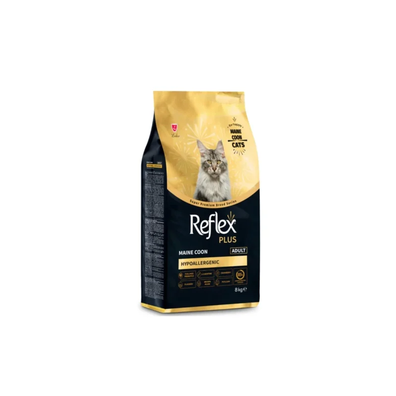 Reflex Plus Maine Coon Adult 8 kg yetişkin kedi maması paketi