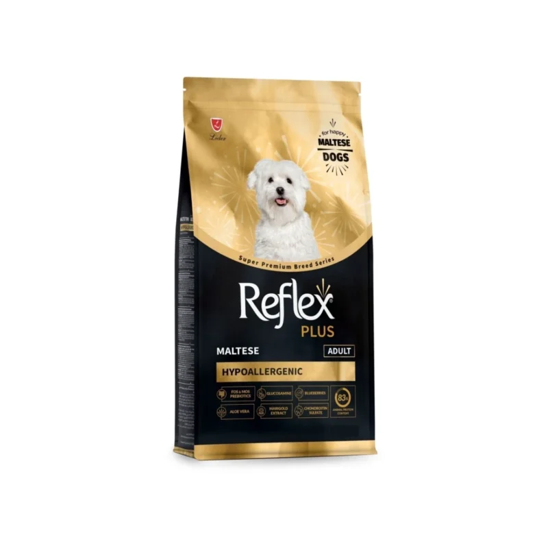 Reflex Plus Maltese Puppy 8 kg yavru köpek maması, küçük ırk Maltese yavruları için özel formül