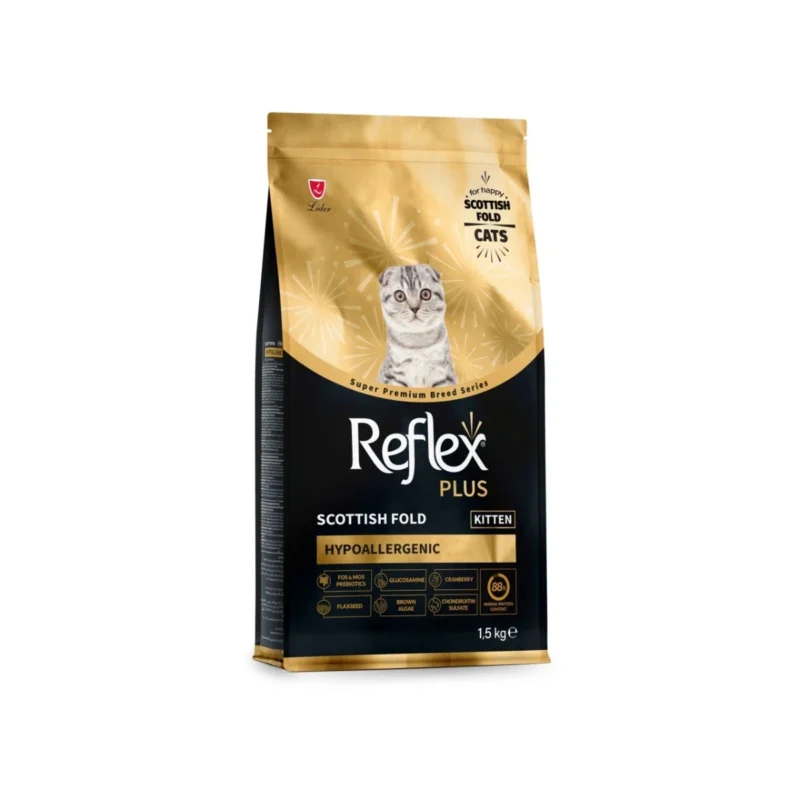 Reflex Plus Scottish Fold Kitten 1,5 kg yavru kedi maması paketi