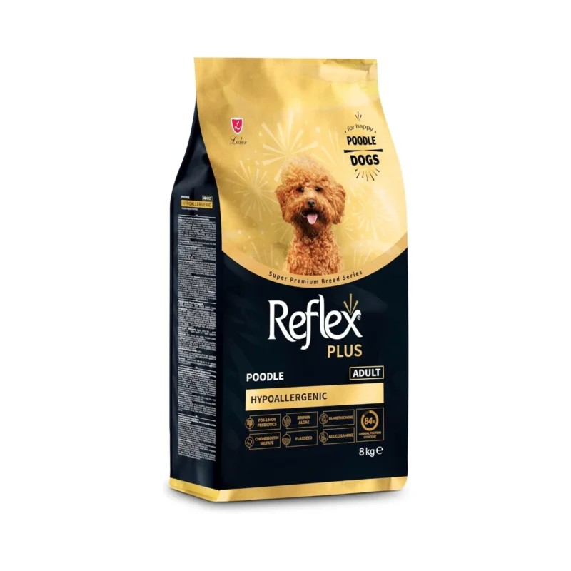 Reflex Plus Poodle Adult 8 kg yetişkin kaniş köpekler için özel geliştirilmiş köpek maması