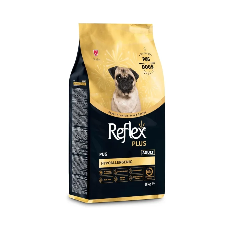 Reflex Plus Pug Puppy 8 kg yavru pug köpeklere özel premium kuru mama çuvalı