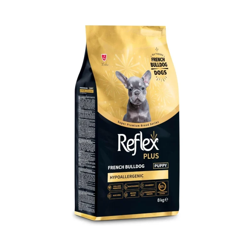 Reflex Plus French Bulldog Puppy 8 kg yavru köpek maması paketi