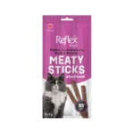 Reflex Meaty Sticks kısırlaştırılmış kediler için tavuklu kızılcıklı ödül çubukları 3x5g ambalaj