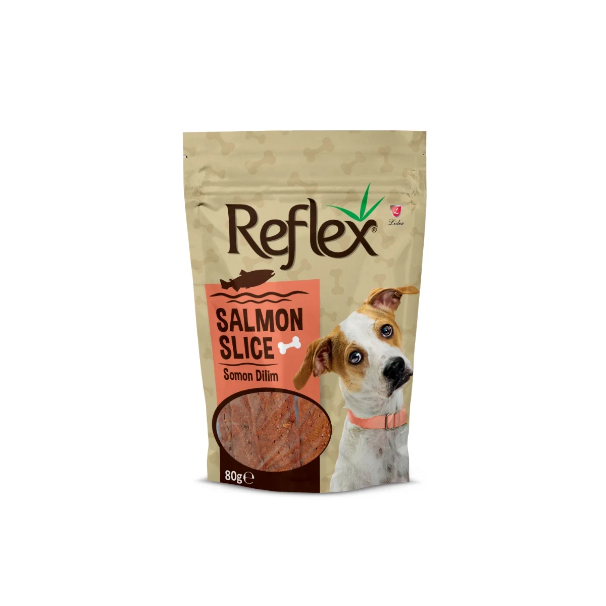 Reflex Somon Dilim 80 g Köpek Reflex Somon Dilim 80 g – Taze ve lezzetli dilimlenmiş somon, yüksek protein içerikli balık ürünü