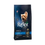 Reflex Plus Somonlu Mini ve Küçük Irk Yetişkin Köpek Maması 8 kg paketi