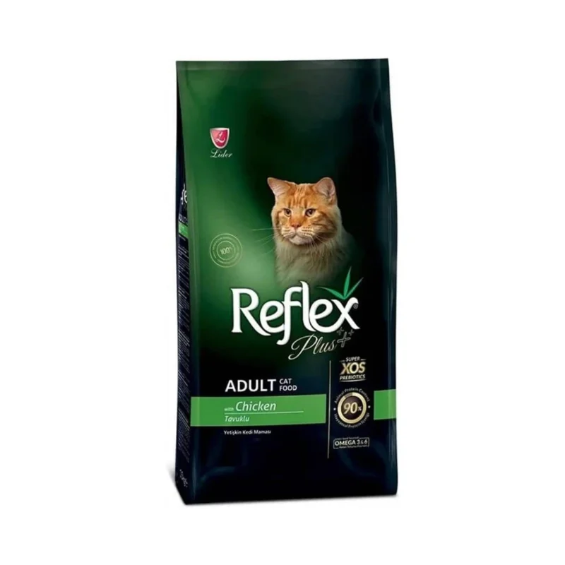 Reflex Plus Tavuklu Yetişkin Kedi Maması 8 kg – Yetişkin kediler için tavuk etli, dengeli besleyici kuru mama