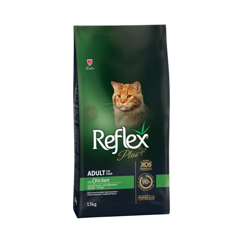 Reflex Plus Tavuklu Yavru Kedi Maması 15 kg büyük boy ekonomik paket, yavru kediler için besleyici tavuklu mama