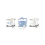 Catit Pixie Kedi Su Pınarı 3L filtre sistemi ve akış detayı yakın çekim görünümü