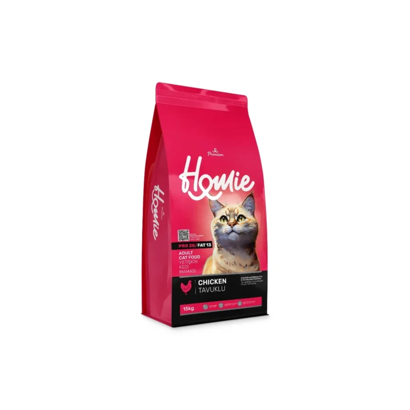 Homie Tavuklu Yetişkin Kedi Maması 15 kg büyük boy ekonomik paket