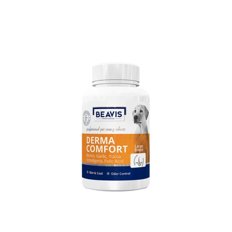 Beavis Derma Comfort büyük ırk köpekler için 50 tablet deri sağlığı desteği takviyesi