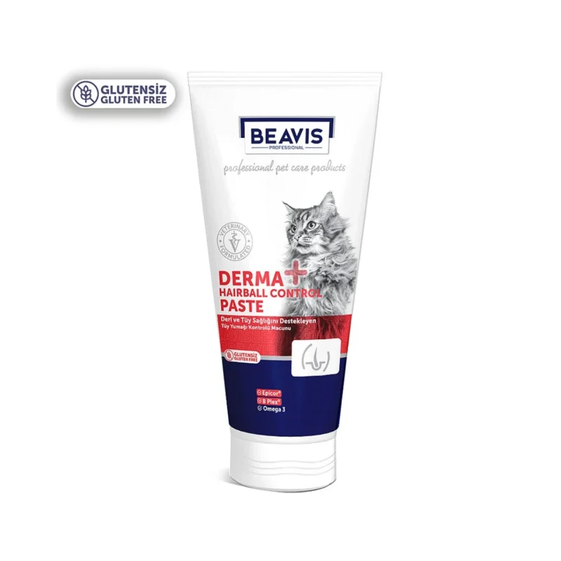Beavis Derma & Anti Hairball Glutensiz Kedi Malt Paste 75 ml - Tüy Yumağı Önleyici Macun