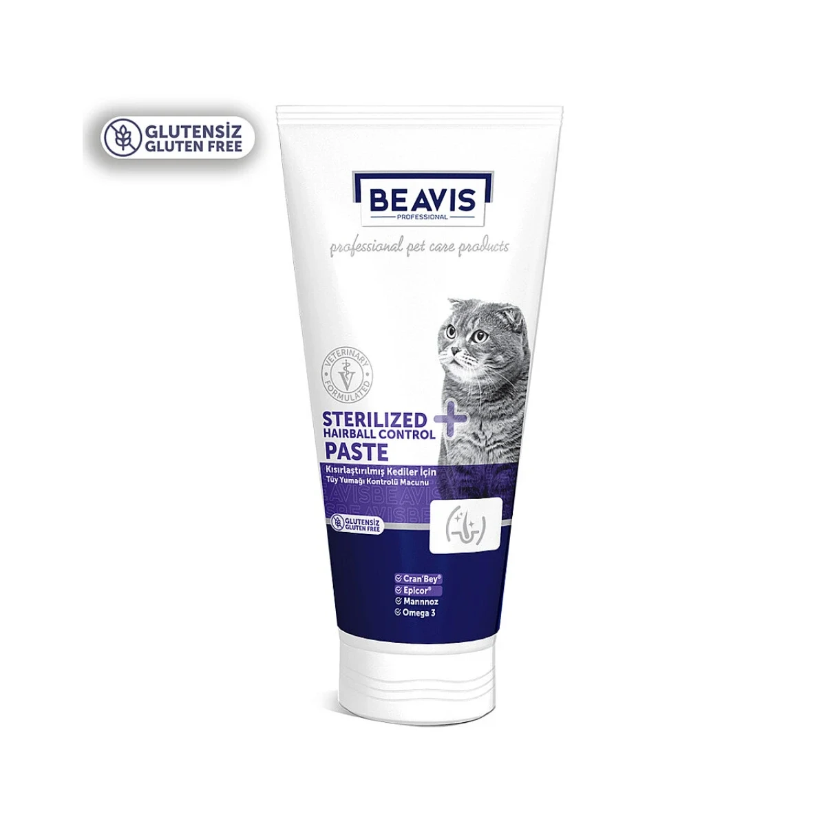 Beavis Kısırlaştırılmış Hairball Kedi Malt Paste Glutensiz 75ml – Tüy Yumağı ve İdrar Yolu Sağlığı Kedi Beavis Kısırlaştırılmış Hairball Kedi Malt Paste Glutensiz 75 ml tüy yumağı önleyici kedi macunu