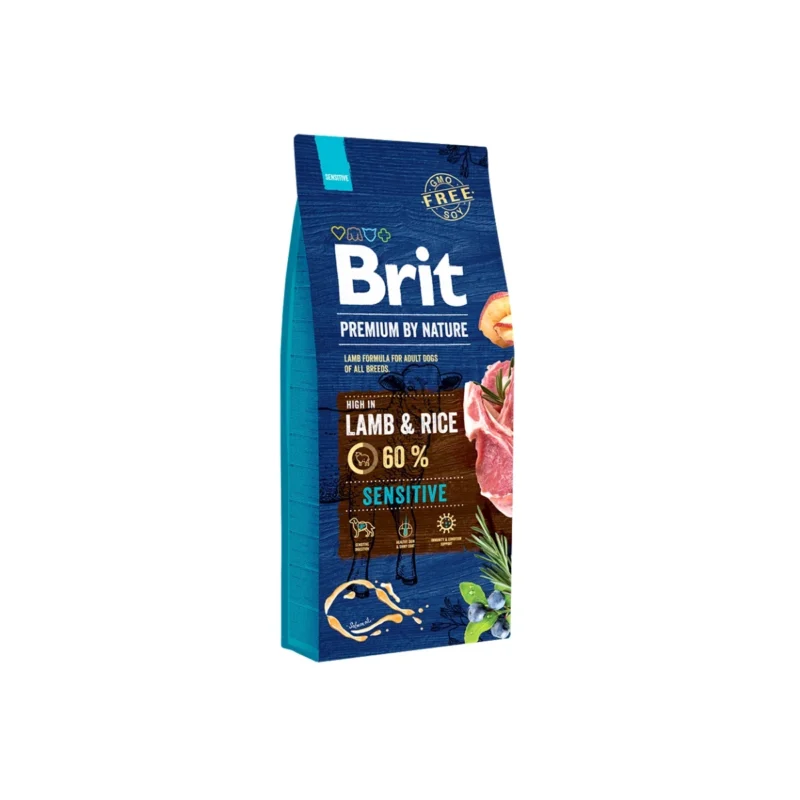 Brit Premium By Nature Sensitive Kuzu Etli ve Pirinçli Hassas Sindirim Köpek Maması 15 Kg