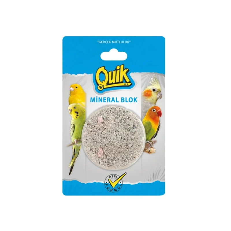Quik Mineral Blok – hayvanlar için temel mineral ve iz element desteği sağlayan yalama bloğu