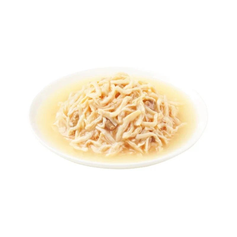 Wanpy tavuklu yaş kedi maması 70g pouch ambalaj yakın çekim