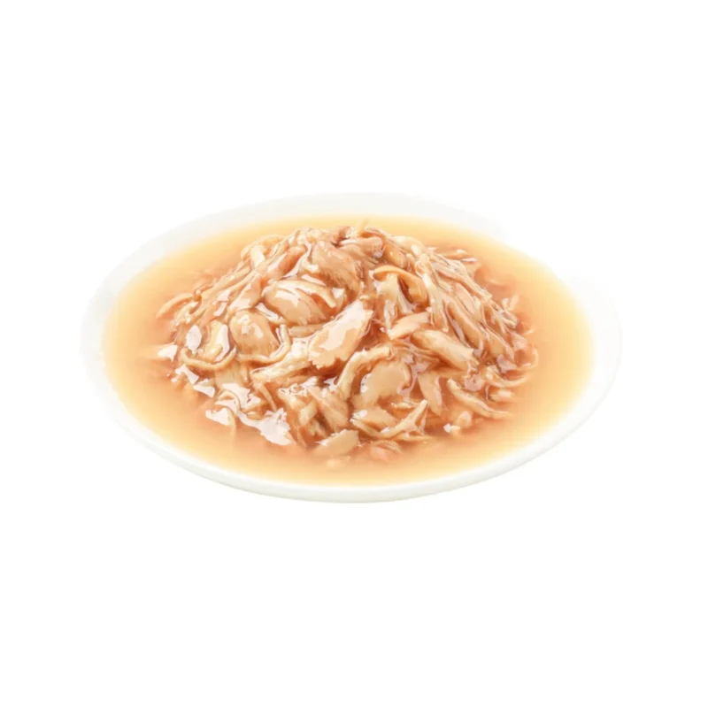 Wanpy ton balıklı yaş kedi maması 70 g pouch ambalaj yakın çekim görünümü