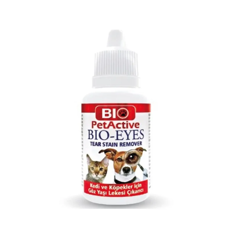 Bio PetActive kedi ve köpekler için göz losyonu 50 ml, evcil hayvan göz bakım ürünü