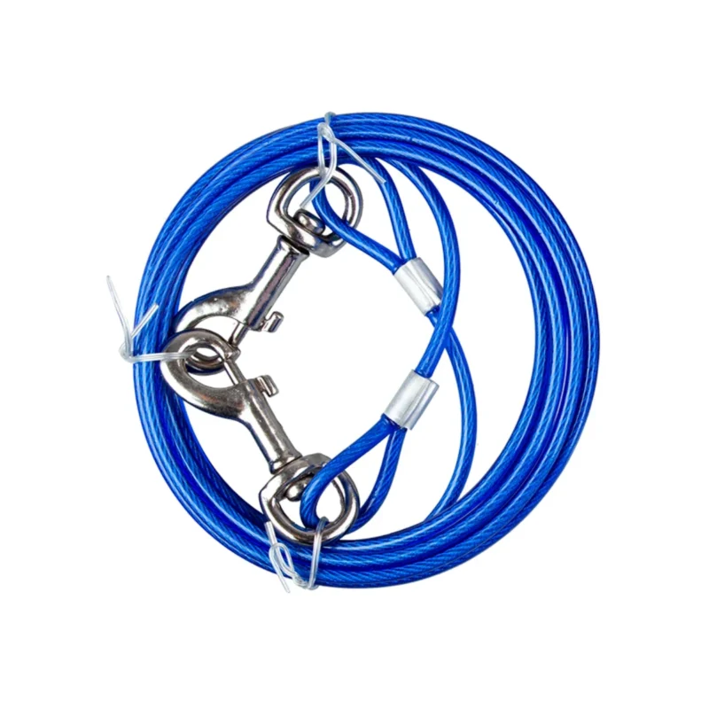 SL310 bahçe bağlama çelik halat 5.0mm çap 3 metre uzunluk, dayanıklı paslanmaz çelik yapı