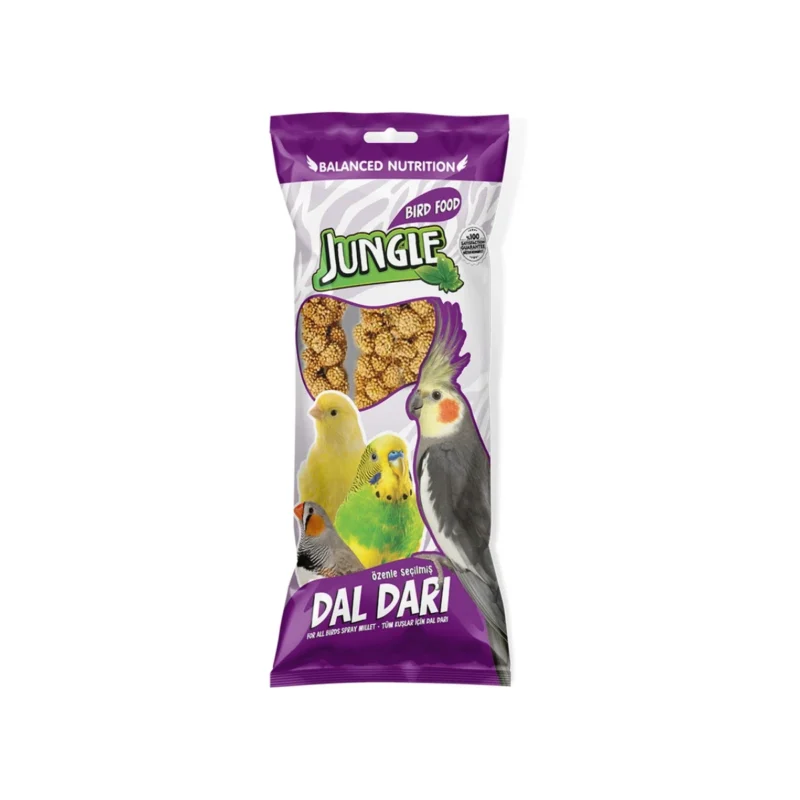 Jungle Dal Darı 120g - Kuşlar için doğal ve besleyici dal darı tohumu