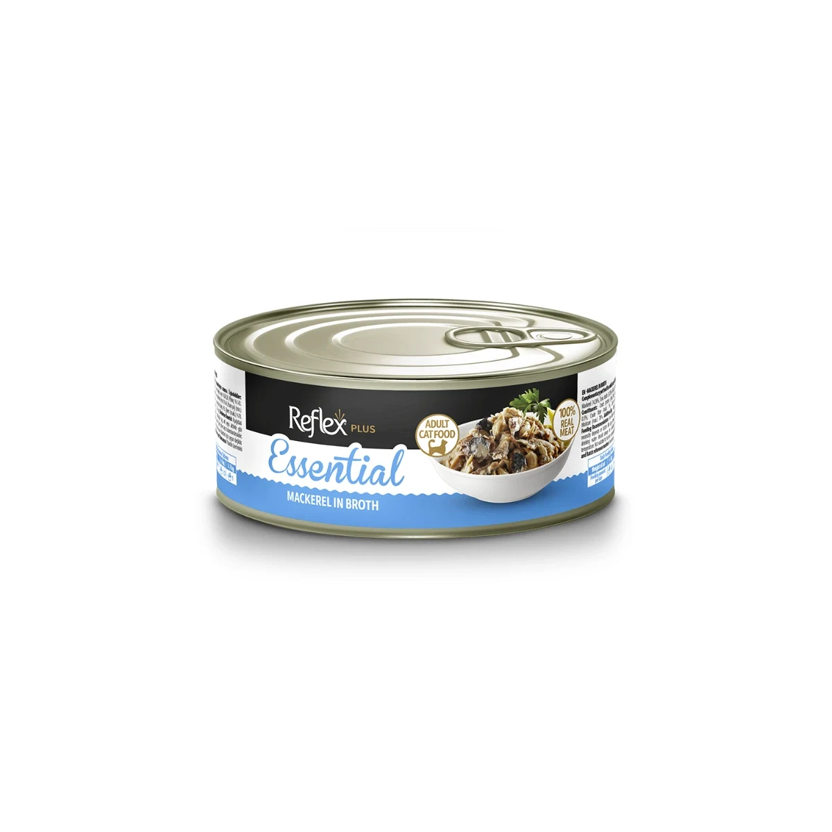 Reflex Plus Essential Uskumru Et Suyu İçinde 70 g – Kediler İçin Yüksek Proteinli Yaş Mama Kedi Reflex Plus Essential uskumru et suyu içinde kedi konservesi 70 g, tahılsız ve doğal içerikli