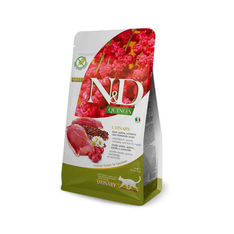 N&D Quinoa Cat Urinary Ördek ve Kızılcık Yetişkin Kedi Maması 1,5 Kg - İdrar Yolu Sağlığı
