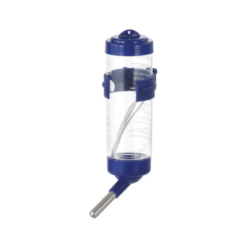 Hamster suluğu 125 ml, küçük kemirgenler için pratik ve sızdırmaz içme kabı
