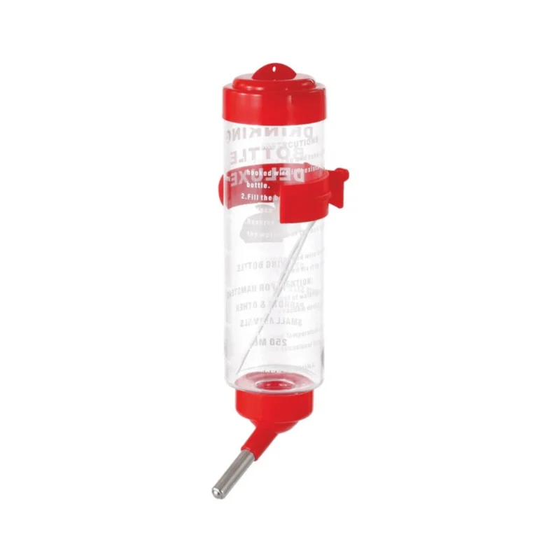 Hamster suluğu 500 ml, sızdırmaz emzik sistemi ile kafesi kuru tutar ve hamsterinizin günlük su ihtiyacını karşılar.